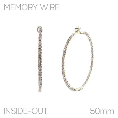 Rhinestone Hoops