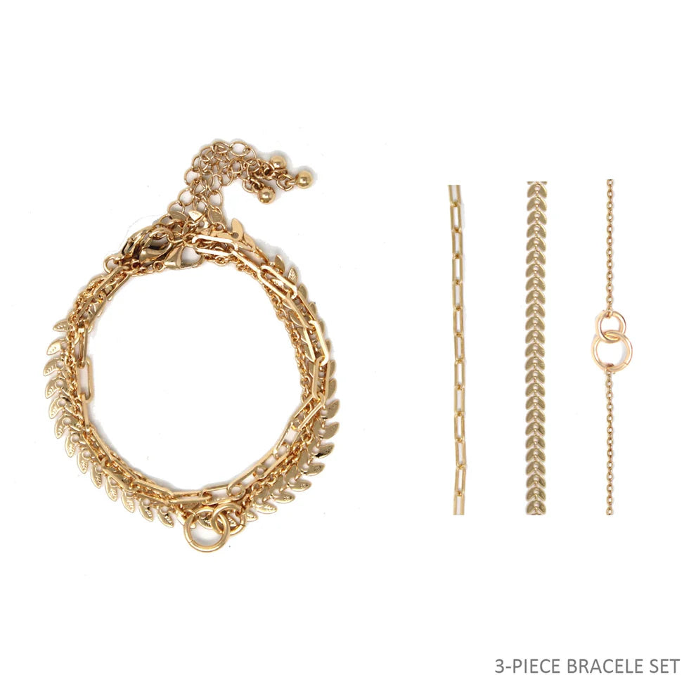 Trixi Chain Bracelet Set