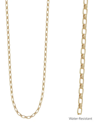 WR Chain Necklace Gold