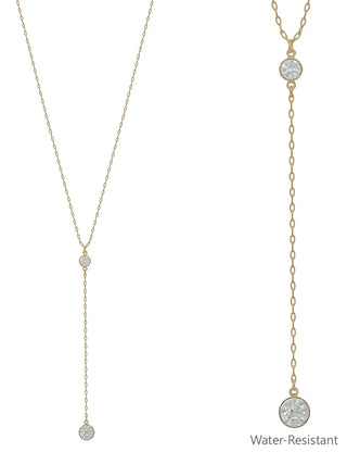 Y Knot Crystal Necklace