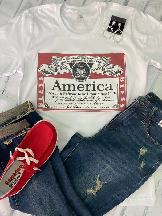 American Booze Tee