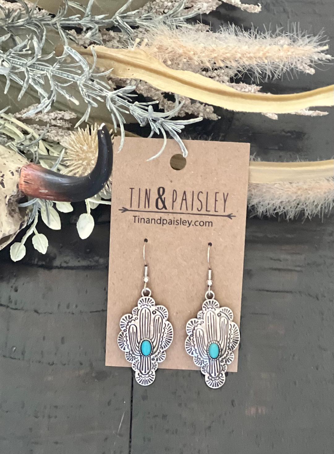 Desert Cactus Earrings