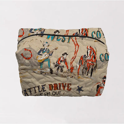Quilted Make-Up Bags