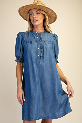 Blue Berry Denim Dress