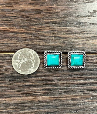 Square Stud Earrings