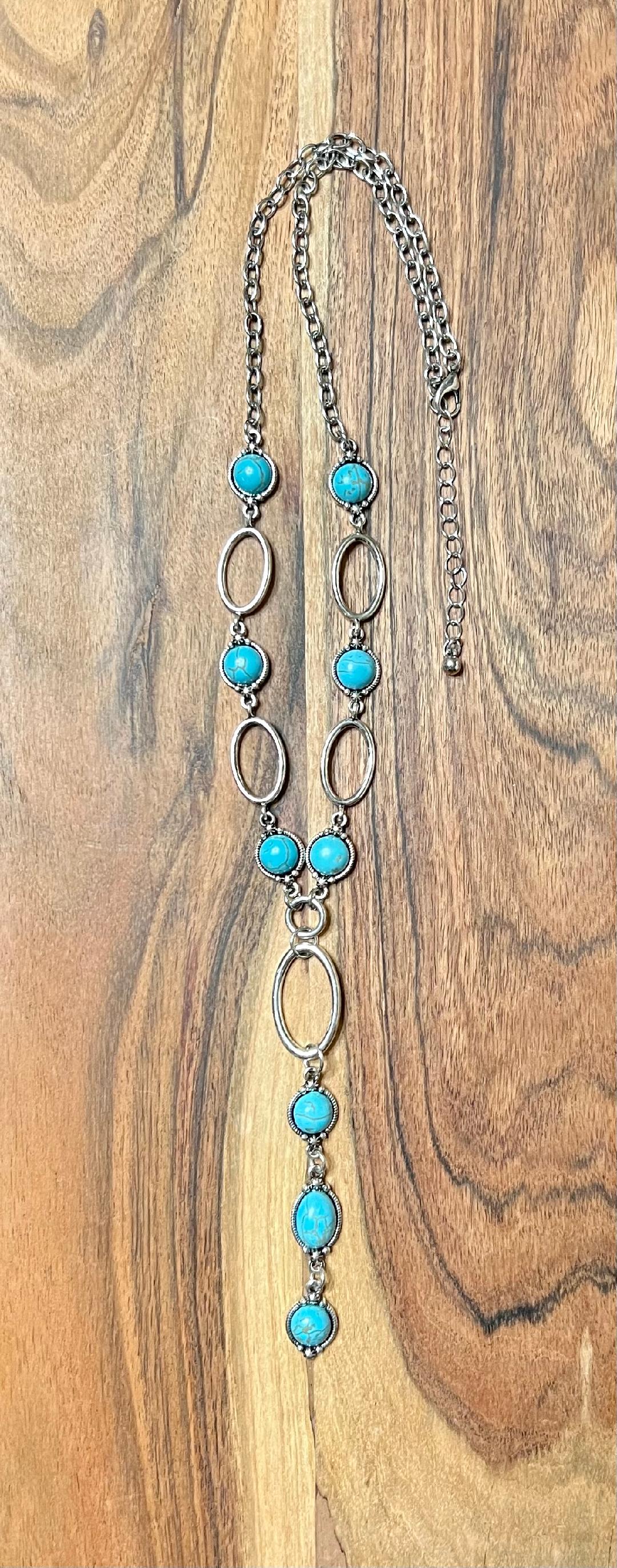 Turquoise Oval Necklace