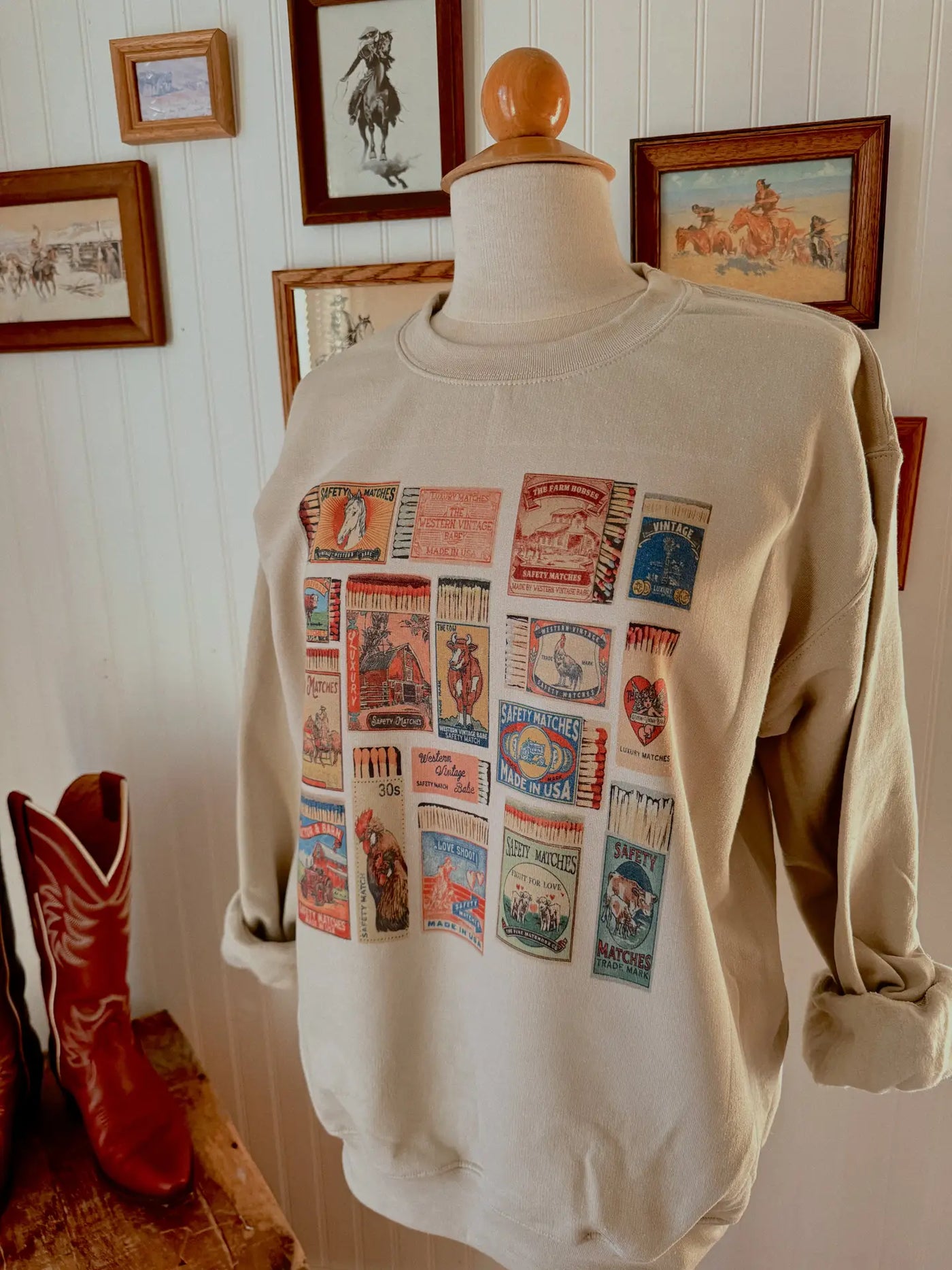 Western Match Tee