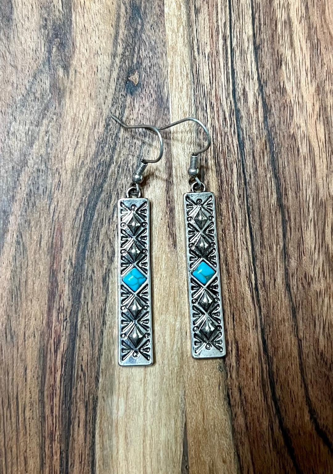 Western Bar Earrings