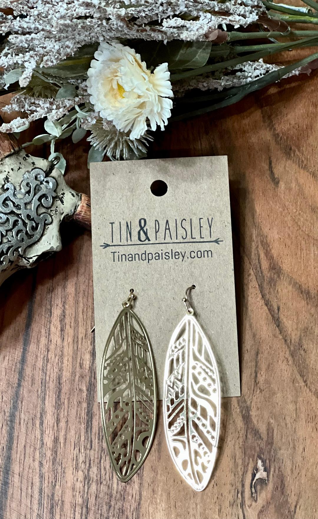 Gold Leaf Earrings