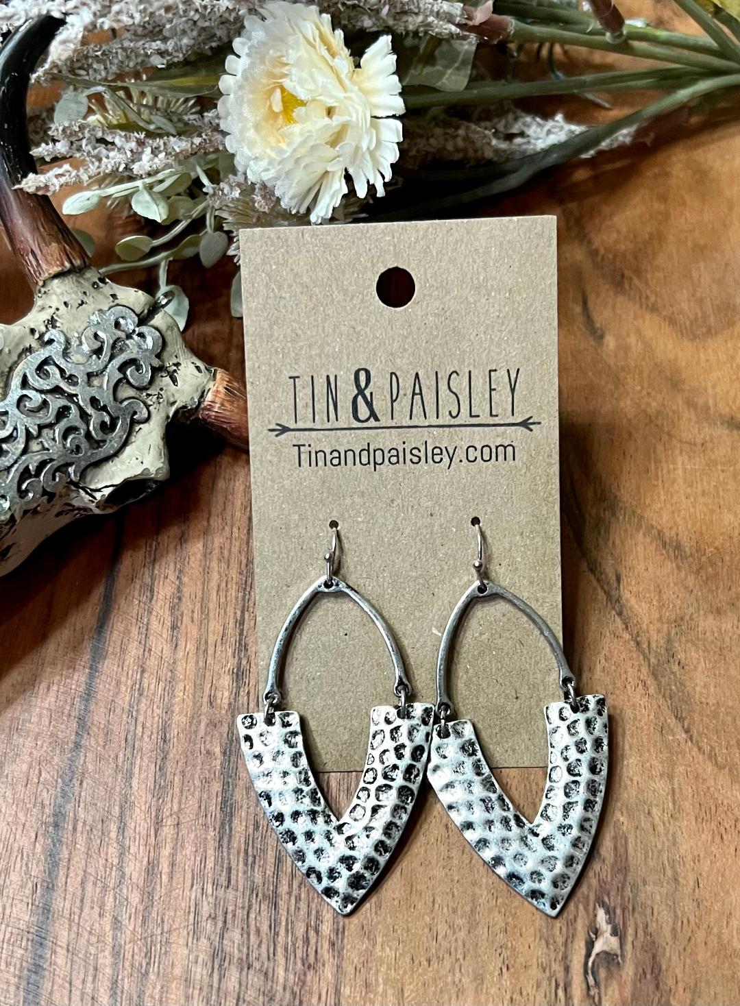 Hinged V Earrings