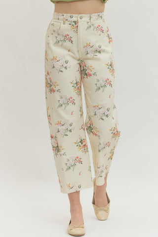 Wild Flower Barrel Pant