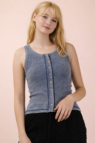 Worn & Ruffled Tank