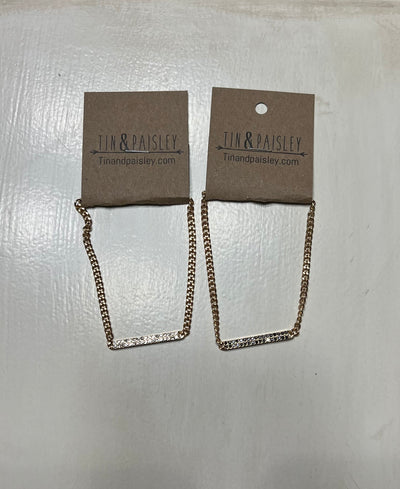 Rhinestone Bar Bracelet