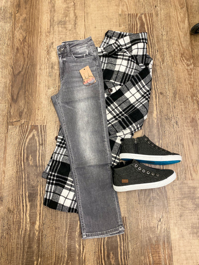Chrome  High Rise Denim