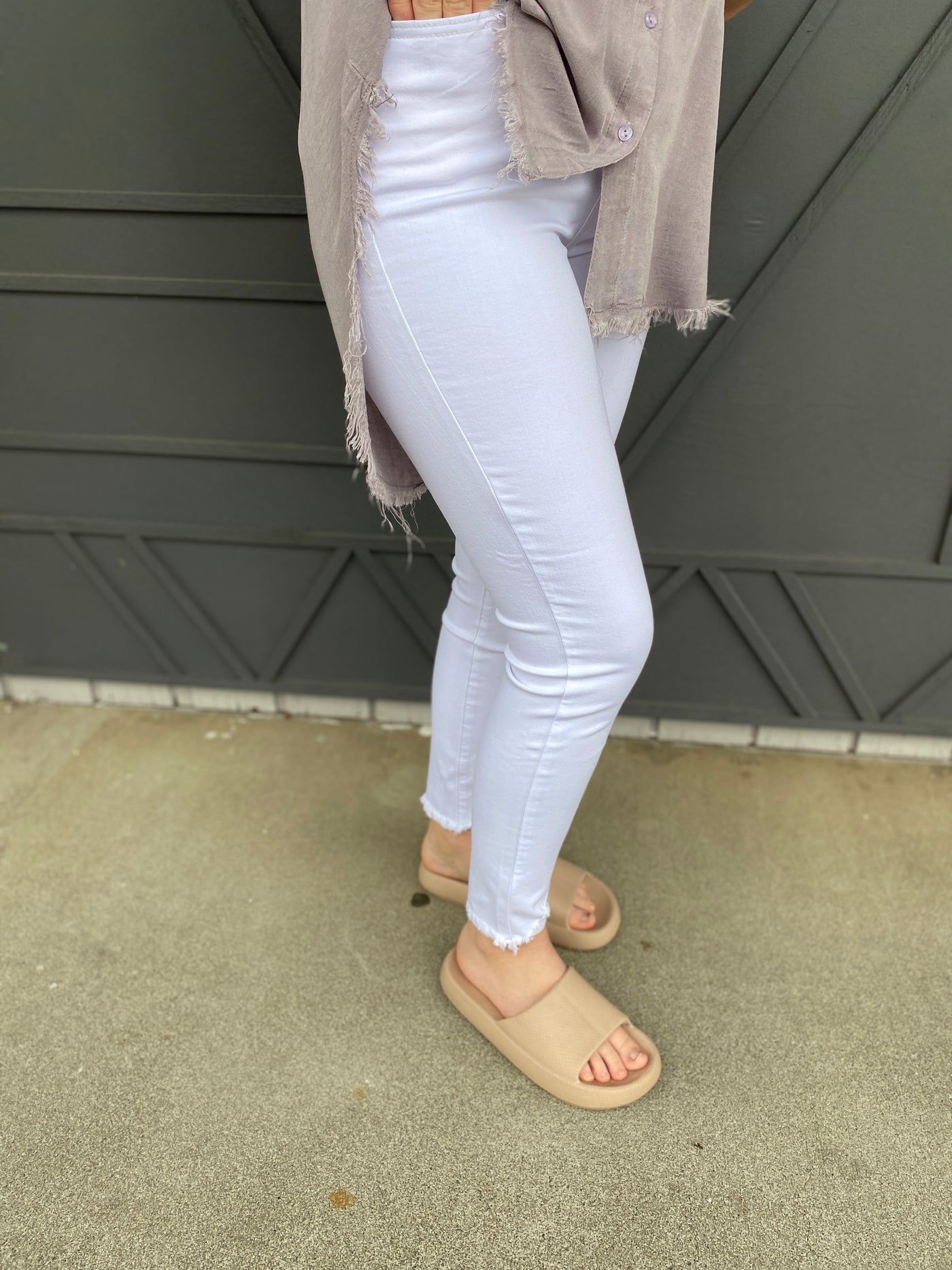Simply Perfect White Skinny Jeans Judy Blue