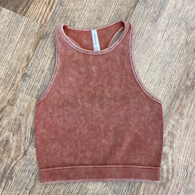 Bami Ribbed Crop Tank