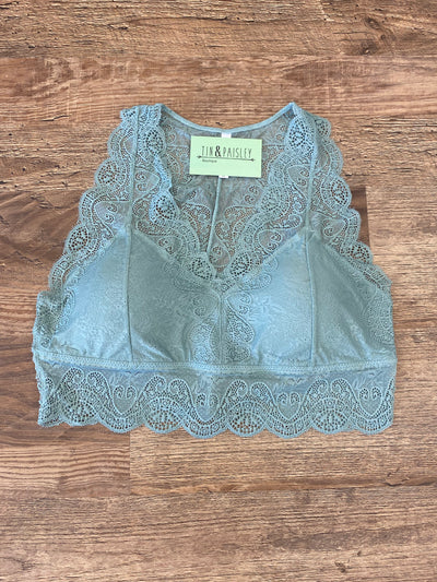 Razor Back Lace Bralette