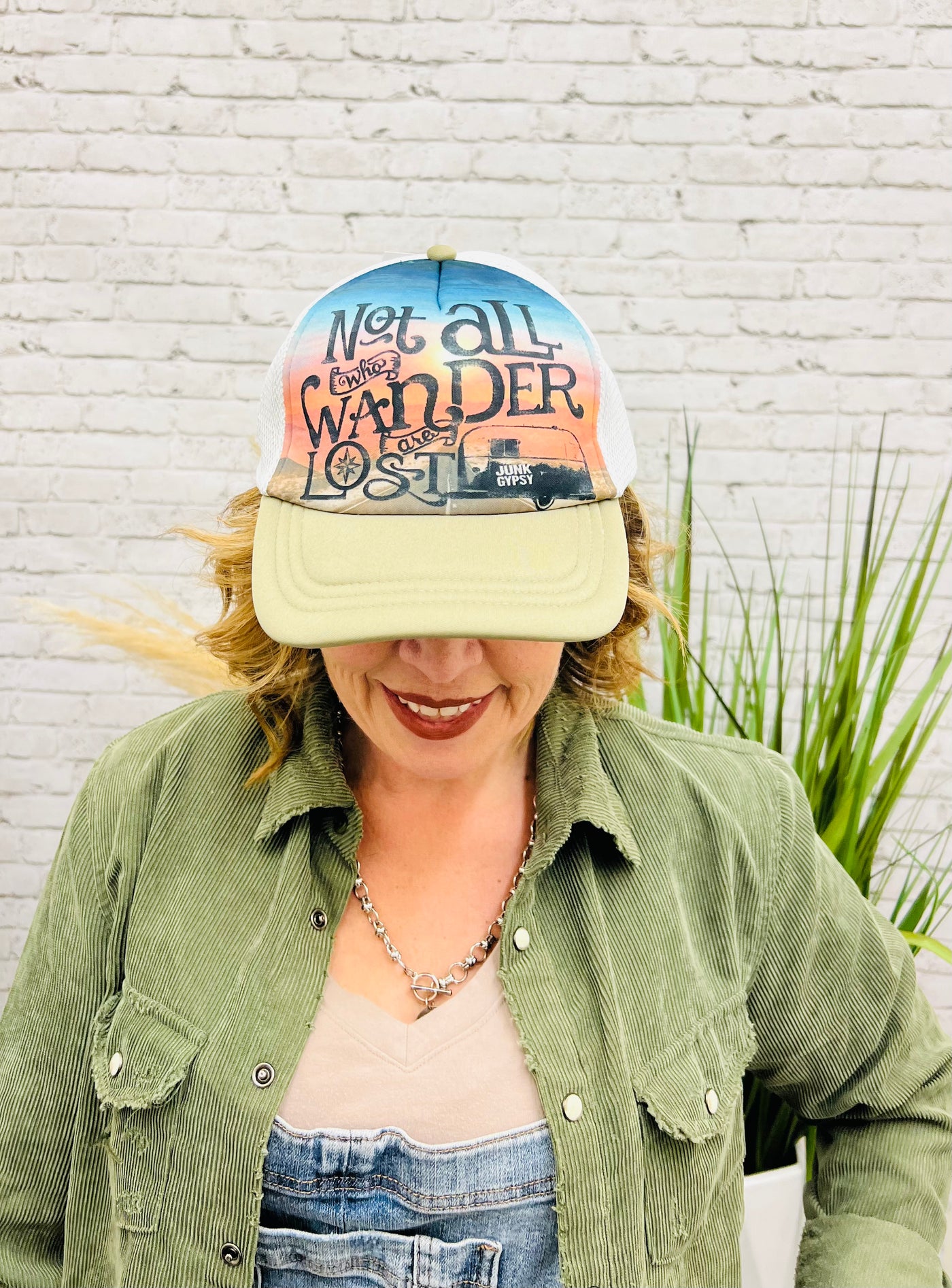 Not All Who Wander Trucker Hat