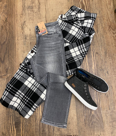 Chrome  High Rise Denim